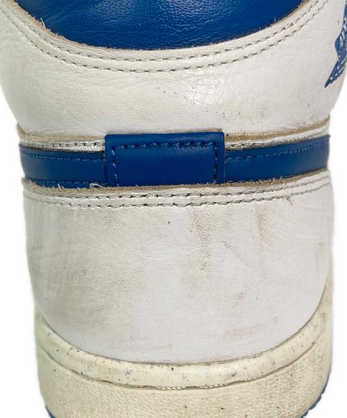 NIKE（ナイキ）NIKE (ナイキ) Air Jordan 1 Mid SE ホワイト×ブルー サイズ:31.0の古着・服飾アイテム