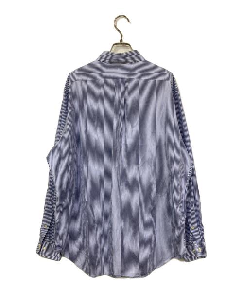 RALPH LAUREN（ラルフローレン）RALPH LAUREN (ラルフローレン) CLASSIC FITストライプBDシャツ ブルー×ホワイト サイズ:16 1/2の古着・服飾アイテム
