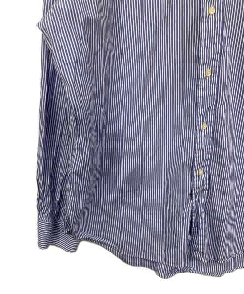 RALPH LAUREN（ラルフローレン）RALPH LAUREN (ラルフローレン) CLASSIC FITストライプBDシャツ ブルー×ホワイト サイズ:16 1/2の古着・服飾アイテム