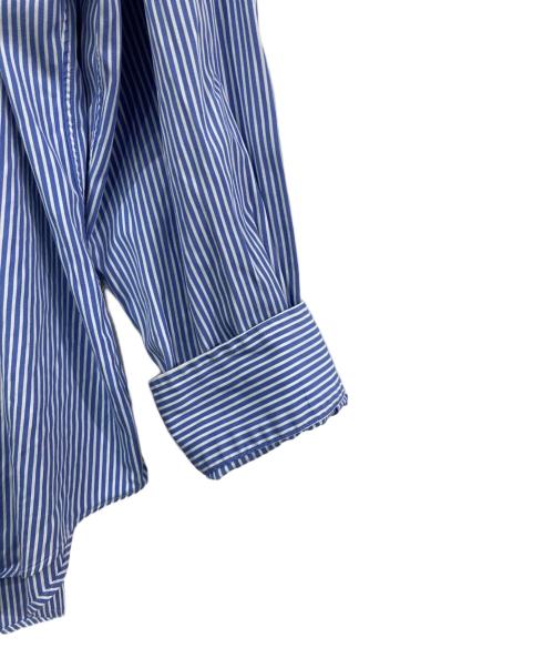 RALPH LAUREN（ラルフローレン）RALPH LAUREN (ラルフローレン) CLASSIC FITストライプBDシャツ ブルー×ホワイト サイズ:16 1/2の古着・服飾アイテム