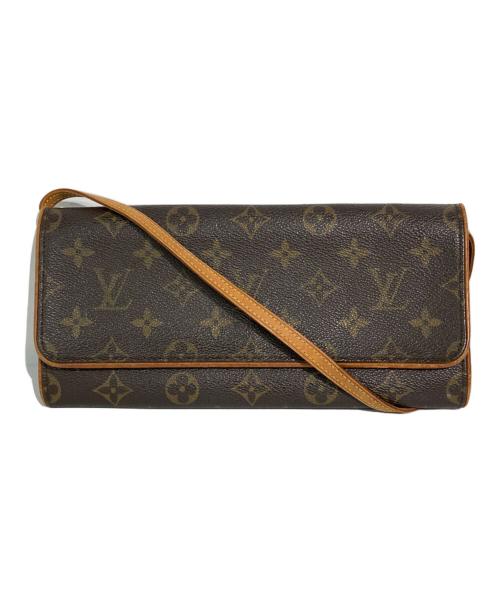 LOUIS VUITTON（ルイ ヴィトン）LOUIS VUITTON (ルイ ヴィトン) ポシェットツインGM ブラウンの古着・服飾アイテム