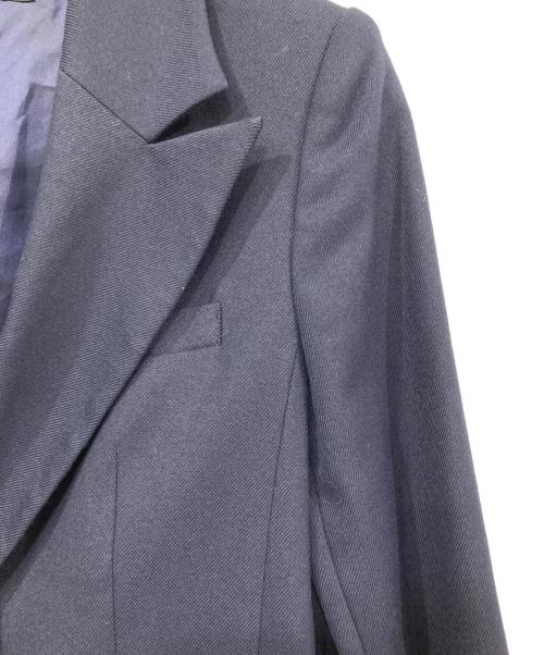allureville（アルアバイル）allureville (アルアバイル) ウールライクPEダブルジャケット ネイビー サイズ:2の古着・服飾アイテム