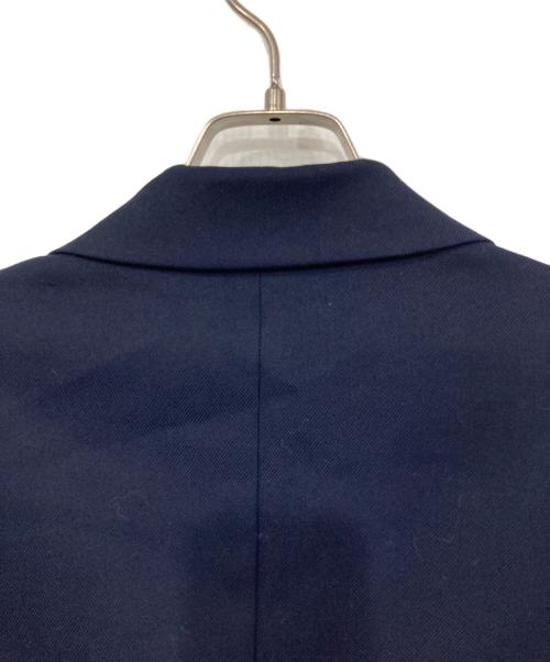 allureville（アルアバイル）allureville (アルアバイル) ウールライクPEダブルジャケット ネイビー サイズ:2の古着・服飾アイテム