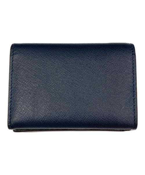 MARNI（マルニ）MARNI (マルニ) 3つ折り財布 ブルーの古着・服飾アイテム