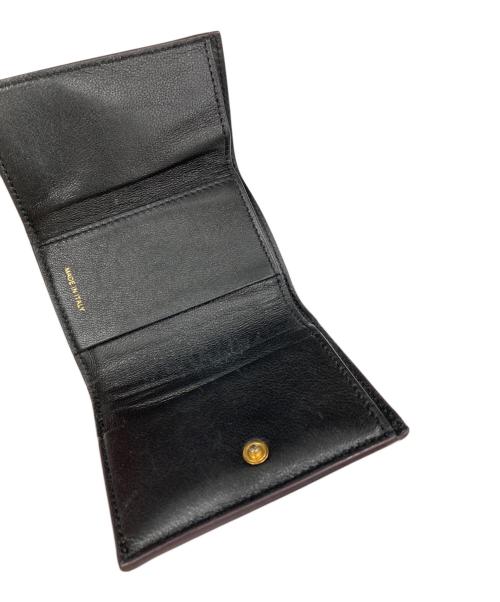 MARNI（マルニ）MARNI (マルニ) 3つ折り財布 ブルーの古着・服飾アイテム