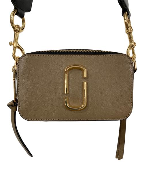 MARC JACOBS（マークジェイコブス）MARC JACOBS (マークジェイコブス) スナップショット ベージュ×ブラウンの古着・服飾アイテム