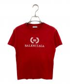 BALENCIAGAバレンシアガ）の古着「BBプリントTシャツ」｜レッド