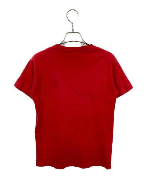 BALENCIAGA（バレンシアガ）BALENCIAGA (バレンシアガ) BBプリントTシャツ レッド サイズ:Sの古着・服飾アイテム