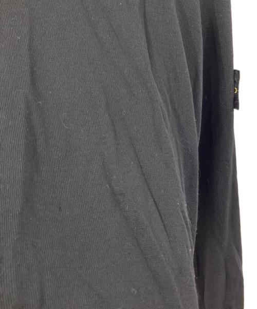 STONE ISLAND（ストーンアイランド）STONE ISLAND (ストーンアイランド) ワッペン付クルーネックニット ブラック サイズ:Sの古着・服飾アイテム