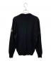 STONE ISLAND (ストーンアイランド) ワッペン付クルーネックニット ブラック サイズ:S：30000円