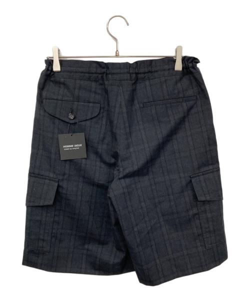 COMME des GARCONS HOMME DEUX（コムデギャルソン オム ドゥ）COMME des GARCONS HOMME DEUX (コムデギャルソン オム ドゥ) ウールカーゴショーツ ブラック サイズ:XSの古着・服飾アイテム