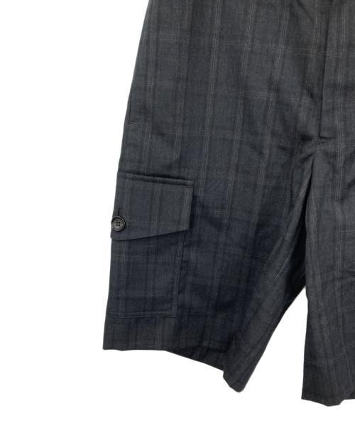 COMME des GARCONS HOMME DEUX（コムデギャルソン オム ドゥ）COMME des GARCONS HOMME DEUX (コムデギャルソン オム ドゥ) ウールカーゴショーツ ブラック サイズ:XSの古着・服飾アイテム