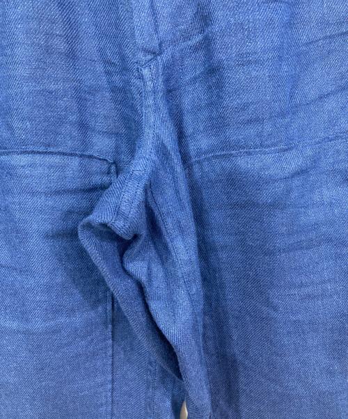 POLO RALPH LAUREN（ポロ・ラルフローレン）POLO RALPH LAUREN (ポロ・ラルフローレン) リネンパンツ ブルー サイズ:2の古着・服飾アイテム