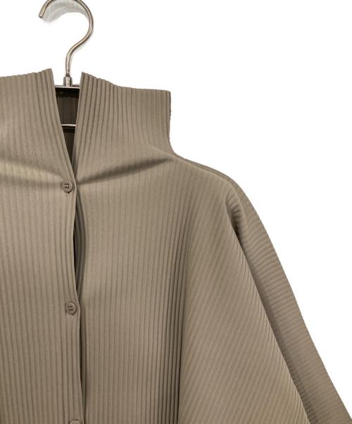 me ISSEY MIYAKE（ミーイッセイ ミヤケ）me ISSEY MIYAKE (ミーイッセイ ミヤケ) ショートスリーブ チュニック ベージュ サイズ:表記無しの古着・服飾アイテム