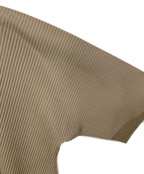 me ISSEY MIYAKE（ミーイッセイ ミヤケ）me ISSEY MIYAKE (ミーイッセイ ミヤケ) ショートスリーブ チュニック ベージュ サイズ:表記無しの古着・服飾アイテム