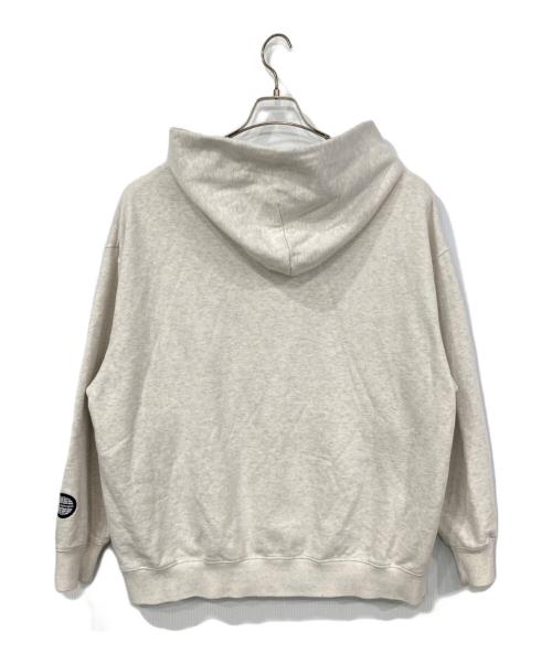 paragraph（パラグラフ）Paragraph (パラグラフ) プリントフーディ ベージュ サイズ:表記無しの古着・服飾アイテム