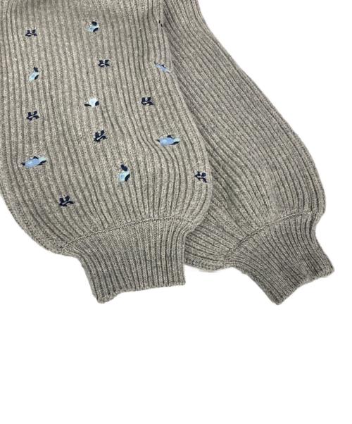 Knuth Marf（クヌースマーフ）knuth marf (クヌースマーフ) K motif muffler グレー サイズ:表記なしの古着・服飾アイテム