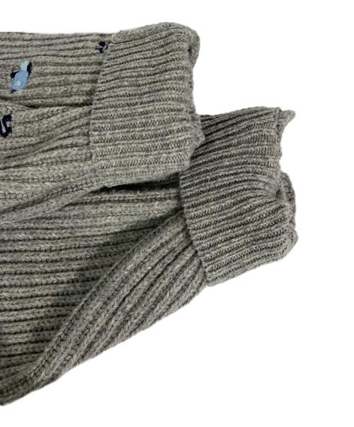 Knuth Marf（クヌースマーフ）knuth marf (クヌースマーフ) K motif muffler グレー サイズ:表記なしの古着・服飾アイテム