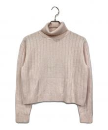 MACKINTOSH PHILOSOPHY（マッキントッシュ フィロソフィー）の古着「ウールカシミヤハイネックニット」｜ピンク