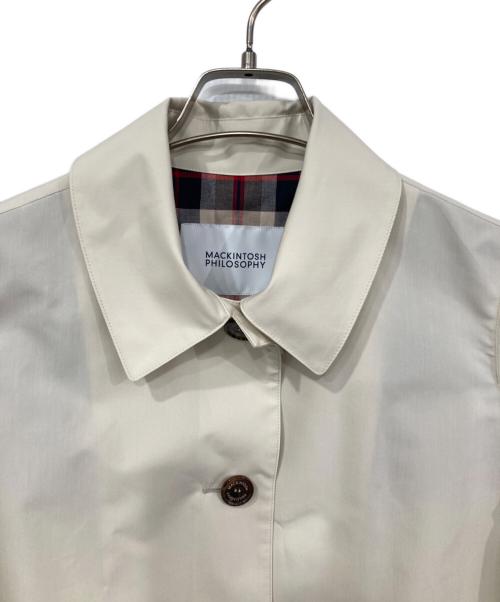 MACKINTOSH PHILOSOPHY（マッキントッシュ フィロソフィー）MACKINTOSH PHILOSOPHY (マッキントッシュ フィロソフィー) MORAY ステンカラーコート ベージュ サイズ:36の古着・服飾アイテム