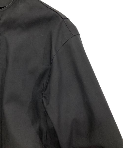 MACKINTOSH（マッキントッシュ）MACKINTOSH (マッキントッシュ) HYKE (ハイク) ゴム引きノーカラー中綿ライナーコート ブラック サイズ:1の古着・服飾アイテム