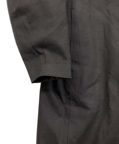 MACKINTOSH（マッキントッシュ）MACKINTOSH (マッキントッシュ) HYKE (ハイク) ゴム引きノーカラー中綿ライナーコート ブラック サイズ:1の古着・服飾アイテム