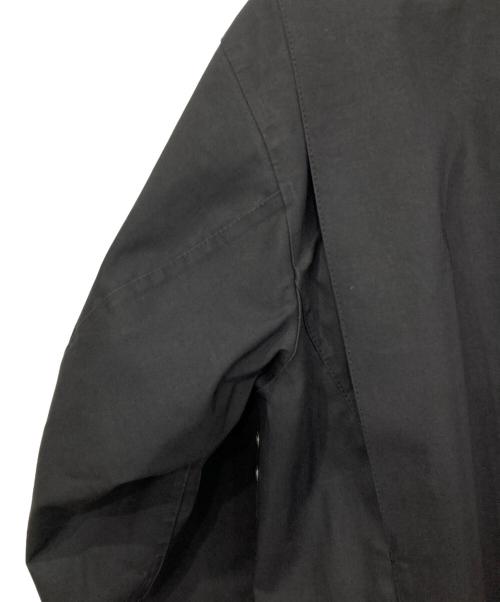 MACKINTOSH（マッキントッシュ）MACKINTOSH (マッキントッシュ) HYKE (ハイク) ゴム引きノーカラー中綿ライナーコート ブラック サイズ:1の古着・服飾アイテム