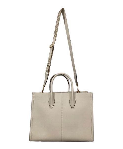 MICHAEL KORS（マイケルコース）MICHAEL KORS (マイケルコース) ミレラミディアムペブルドレザー アイボリーの古着・服飾アイテム