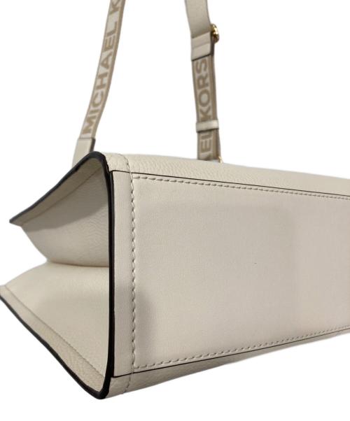 MICHAEL KORS（マイケルコース）MICHAEL KORS (マイケルコース) ミレラミディアムペブルドレザー アイボリーの古着・服飾アイテム