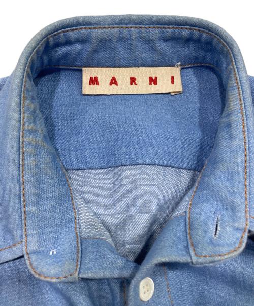 MARNI（マルニ）MARNI (マルニ) コットンデニムシャツ ブルー サイズ:46の古着・服飾アイテム