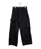 soerteソエルテ）の古着「Wide straight military pants」｜ブラック