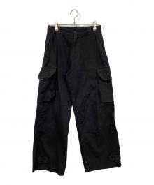 soerte（ソエルテ）の古着「Wide straight military pants」｜ブラック