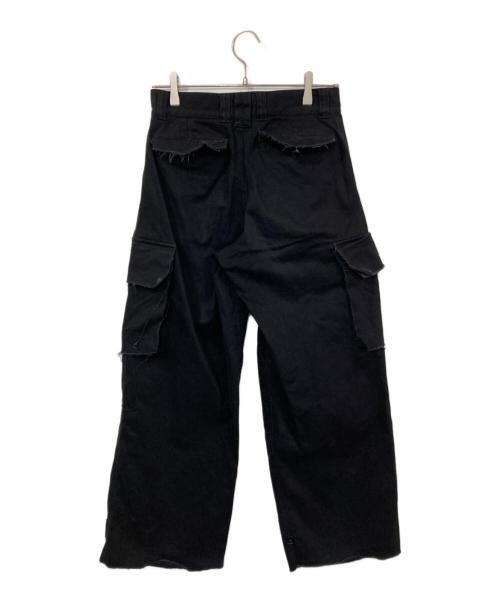 soerte（ソエルテ）soerte (ソエルテ) Wide straight military pants ブラック サイズ:1の古着・服飾アイテム