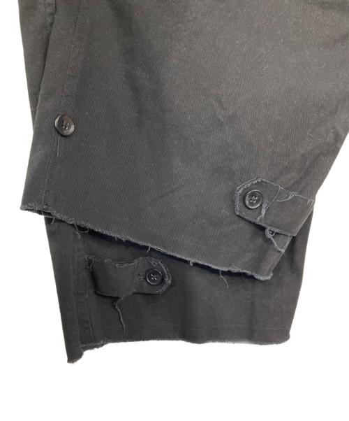 soerte（ソエルテ）soerte (ソエルテ) Wide straight military pants ブラック サイズ:1の古着・服飾アイテム