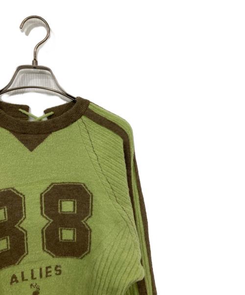 MAISON SPECIAL（メゾンスペシャル）MAISON SPECIAL (メゾンスペシャル) Numbering Knit Body Suit グリーン サイズ:FREEの古着・服飾アイテム