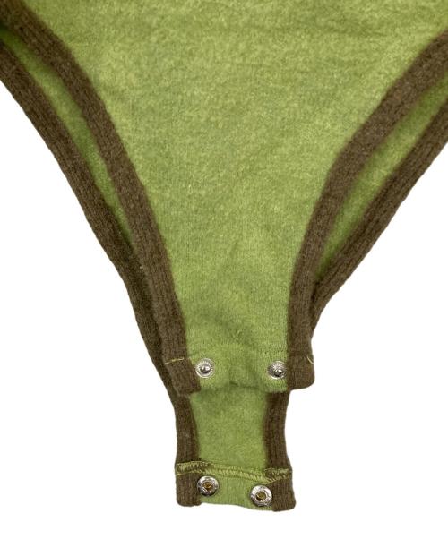 MAISON SPECIAL（メゾンスペシャル）MAISON SPECIAL (メゾンスペシャル) Numbering Knit Body Suit グリーン サイズ:FREEの古着・服飾アイテム
