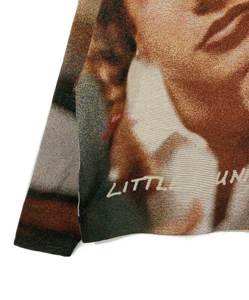 little sunny bite（リトルサニーバイト）Little sunny bite (リトルサニーバイト) a girl top ブラウン サイズ:表記無しの古着・服飾アイテム