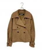MICHIXSLY×SLYミチカケルスライ×スライ）の古着「SUEDE SHORT TRENCH」｜ブラウン