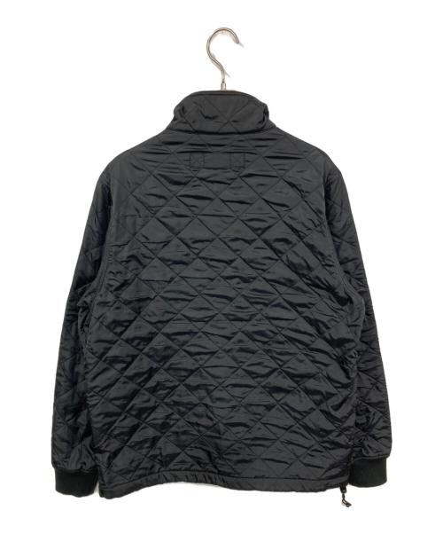 SUPREME（シュプリーム）Supreme (シュプリーム) arc logo quilted half zip pullover/アーチロゴキルテッドハーフジッププルオーバー ブラック サイズ:Ｓの古着・服飾アイテム