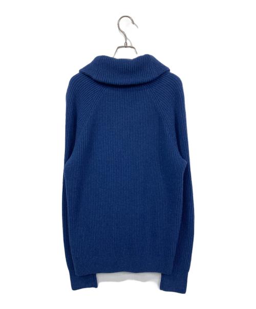 POLO RALPH LAUREN（ポロ・ラルフローレン）POLO RALPH LAUREN (ポロ・ラルフローレン) ショールカラーカーディガン ブルー サイズ:Sの古着・服飾アイテム