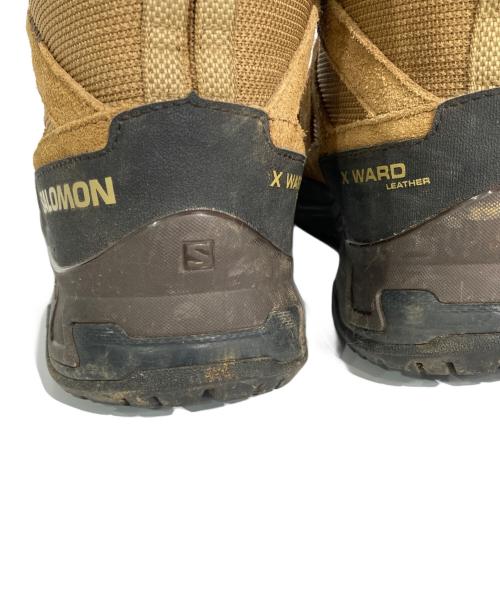 SALOMON（サロモン）SALOMON (サロモン) X Ward Leather Mid GTX ブラウン サイズ:27.5の古着・服飾アイテム