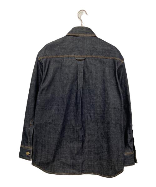 BOTTEGA VENETA（ボッテガベネタ）BOTTEGA VENETA (ボッテガベネタ) 金釦デニムシャツジャケット インディゴ サイズ:40の古着・服飾アイテム