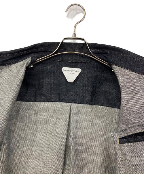 BOTTEGA VENETA（ボッテガベネタ）BOTTEGA VENETA (ボッテガベネタ) 金釦デニムシャツジャケット インディゴ サイズ:40の古着・服飾アイテム