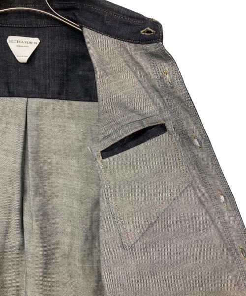BOTTEGA VENETA（ボッテガベネタ）BOTTEGA VENETA (ボッテガベネタ) 金釦デニムシャツジャケット インディゴ サイズ:40の古着・服飾アイテム