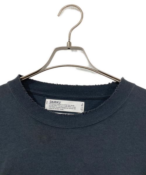 DAIRIKU（ダイリク）DAIRIKU (ダイリク) BOOTLEG Embroidery Tee グレー サイズ:FREEの古着・服飾アイテム