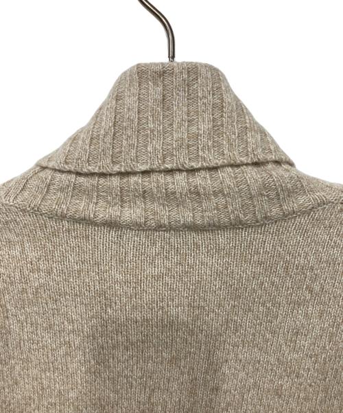 BEAMS F（ビームスエフ）BEAMS F (ビームスエフ) タートルネックニット ベージュ サイズ:48の古着・服飾アイテム
