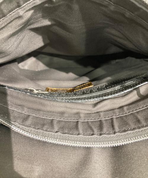 HERGOPOCH（エルゴポック）HERGOPOCH (エルゴポック) ワキシングレザー2WAYフラップショルダーバッグ グレーの古着・服飾アイテム