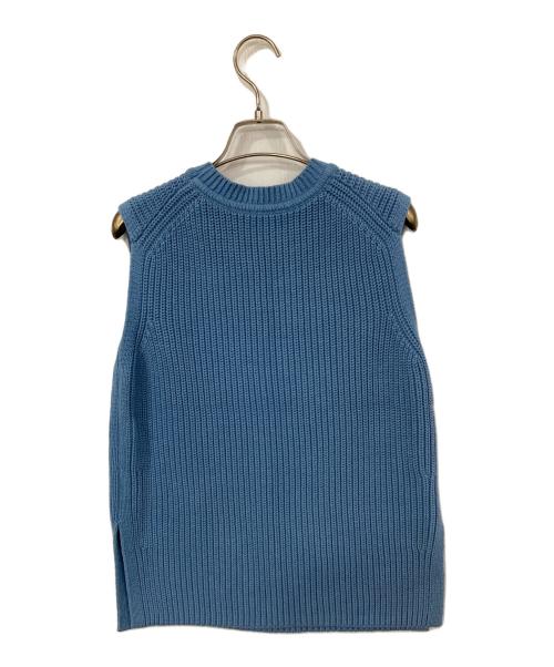 theory luxe（セオリーリュクス）theory luxe (セオリーリュクス) BROOME TULLYニットベスト ブルー サイズ:S32の古着・服飾アイテム