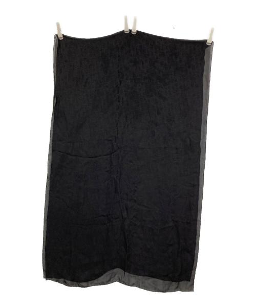 Christian Dior（クリスチャン ディオール）Christian Dior (クリスチャン ディオール) トロッター柄シルクストール ブラックの古着・服飾アイテム