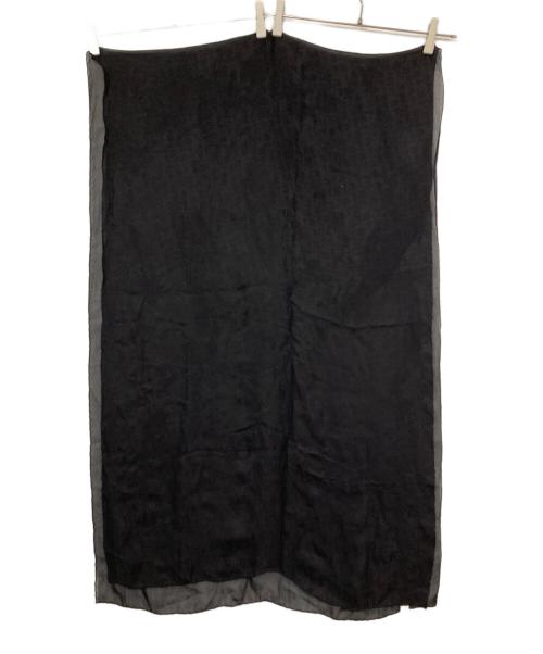 Christian Dior（クリスチャン ディオール）Christian Dior (クリスチャン ディオール) トロッター柄シルクストール ブラックの古着・服飾アイテム